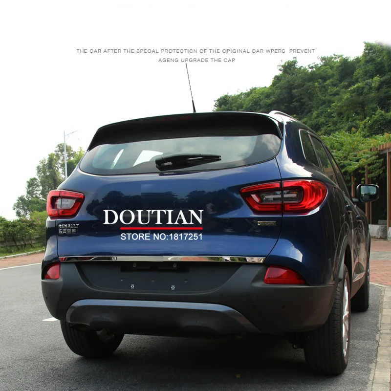 REAR DOOR TRUNK BOOT LIDS TAIL GATE MOULDING COVER STICKERS 2014-For Renault Kadjar