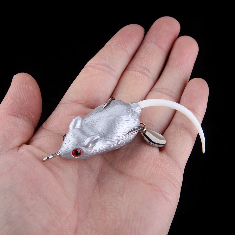 

1PCS Fishing Lure High Quality Mouse Artificial Bait 5cm 9.2g Floating Insect Popper Topwater Lures