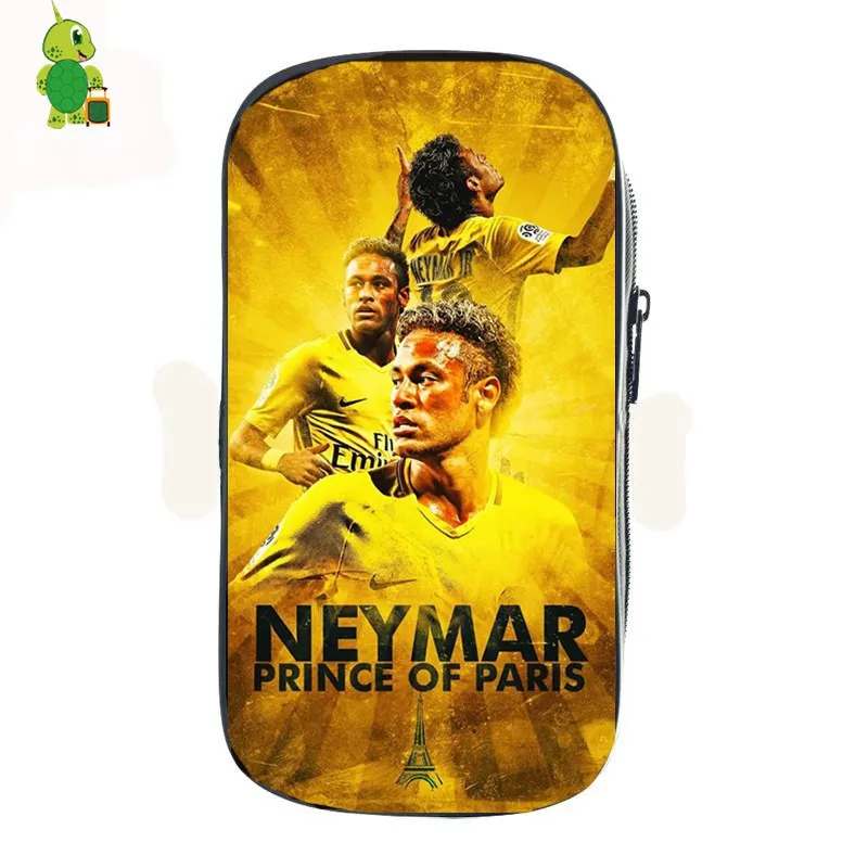 Известный Neymar пенал для мальчиков и девочек макияж Чехол канцелярские сумки для хранения женская мужская косметичка детские школьные принадлежности