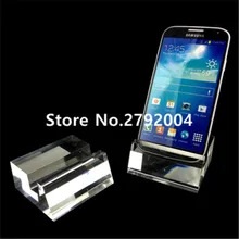 50 шт./лот Высококачественный акриловый держатель для дисплей сотового телефона