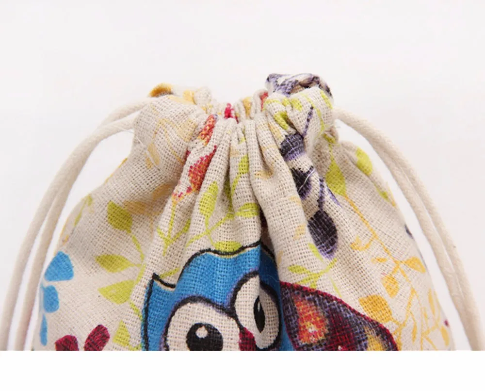 Сумки на шнурке с логотипом Совы печать на шнурке луч порт сумка для хранения дорожная сумка Подарочная сумка рекламные S порт s Карман# L3