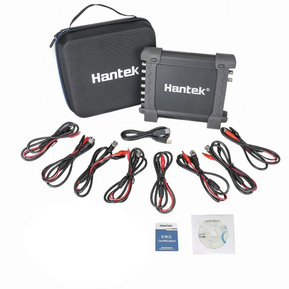 

Hantek1008A PC USB Automotive Diagnostic Car Test Oscilloscope Signal Waveform Generator 8CH 2.4MSa/s Vehicle Testing