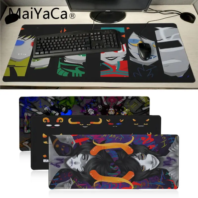 

Maiyaca homestuck Durable Rubber Mouse Mat Pad alfombrilla gaming mouse pad xxl Speed Keyboard Mouse mat Laptop PC desk pad