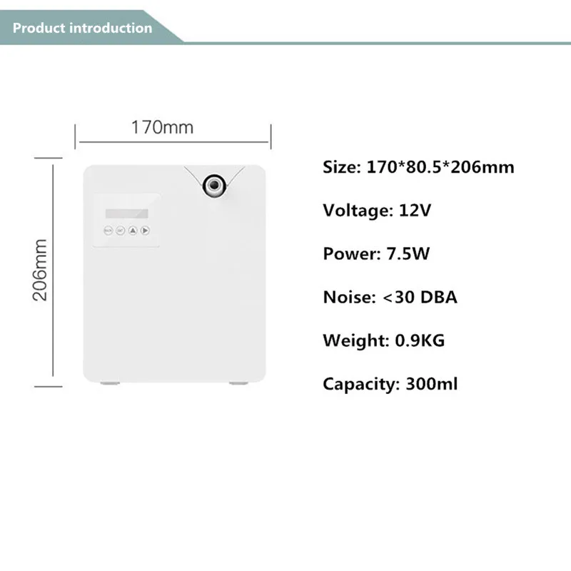 Wi-Fi арома-диффузор офисная ароматная машина 300 мл жидкокристаллический масляный диффузор для 300-400 кубического метра система диффузии эфирного масла