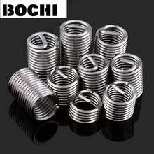 Mangueira de rosca m10 * 1.0*1d-3dm10*1.25 * 1d-3dwire, bucha com parafuso de M7-M11, 20 peças luva parafuso de fio de aço inoxidável, reparo de rosca, fio em aço inoxidável, 304