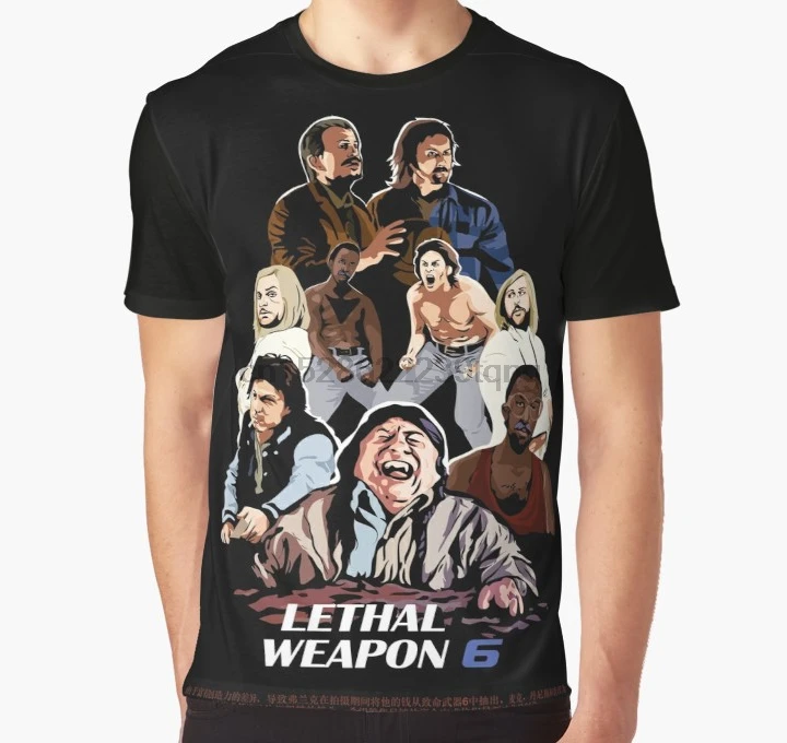 

All Over Print 3D Tshirt Men Big Print T Shirt Lethal weapon 6 Women Full Print Graphic T-Shirt
