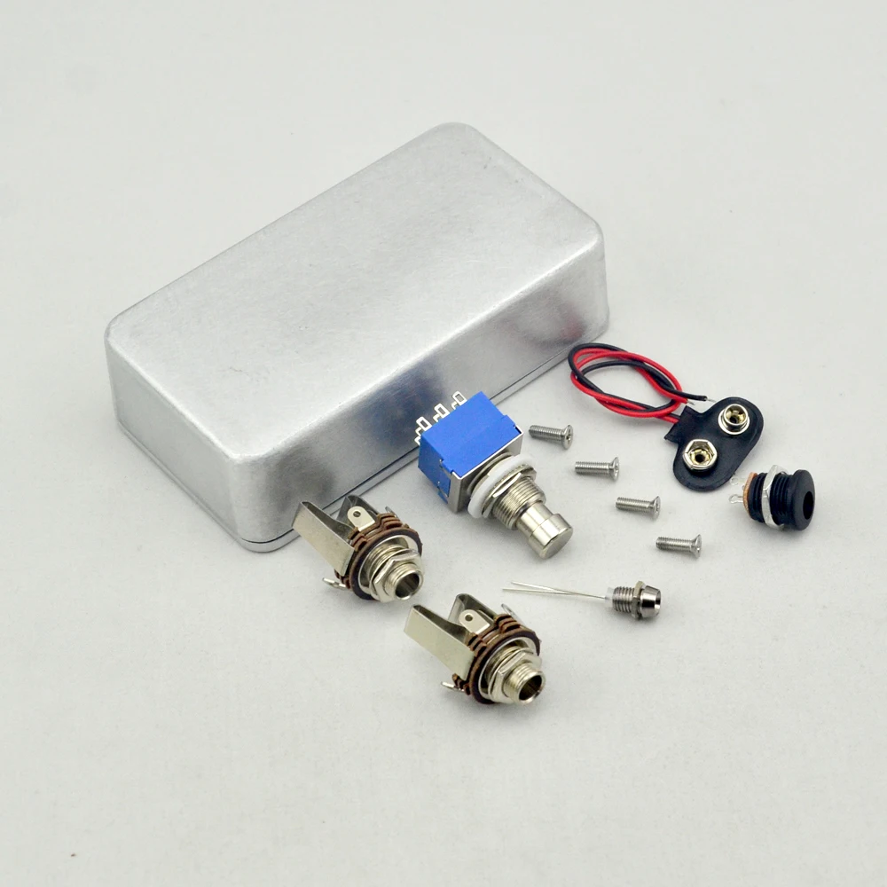Корпус LANDTONE1590B + ножной выключатель 3PDT Гнезда 6 35 мм и многое другое для гитарных