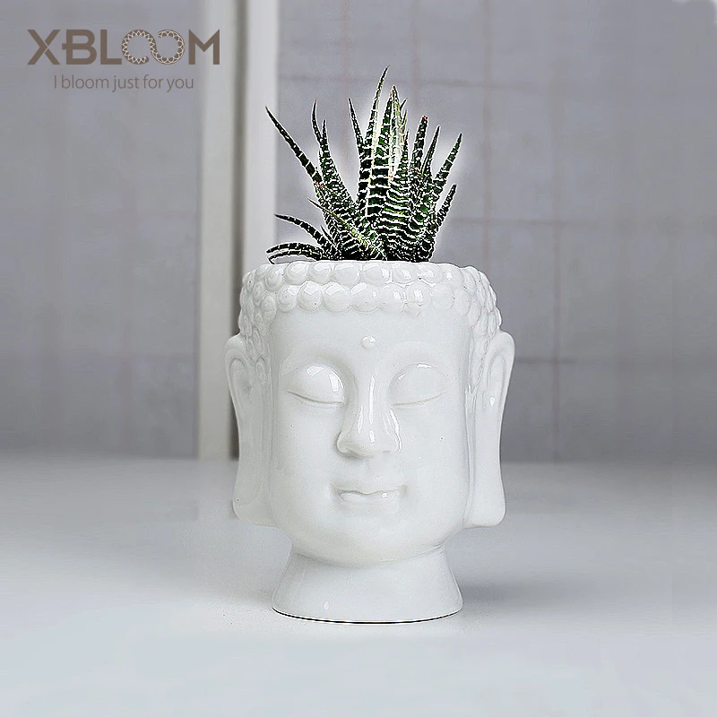 

Feng Shui Fortune Buddha Statue Flower Pot Vase Fortune Cat Tea Christ Muslim Religious Decor Simple Buddha Flower Wedding Decor