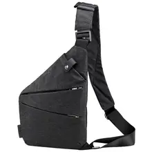 Трендовая цифровая сумка для хранения Мужская нагрудная Сумка Кроссбоди Спортивная Многофункциональная Личная сумка на плечо Противоугонная сумка