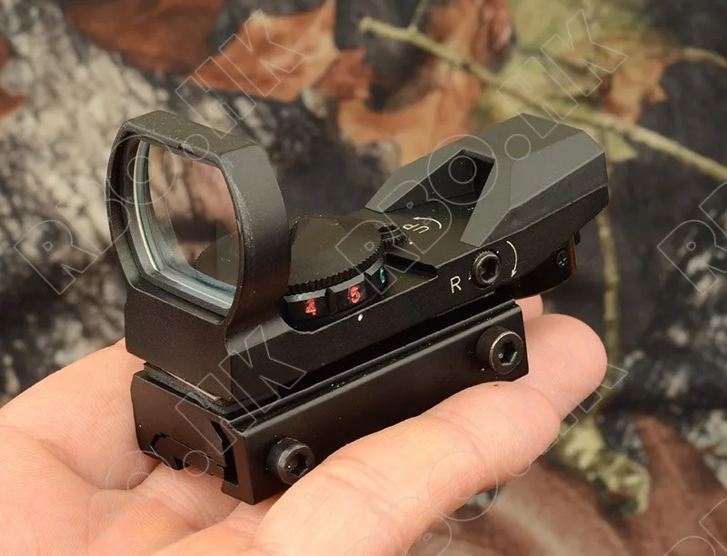 

Hunting Reflex open 1x red dot sight scope with 20mm picatinny and 11mm dovetail rail mount base M7569