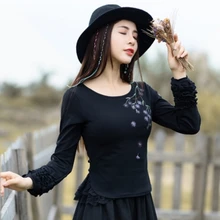 Новинка осени вышивка футболка