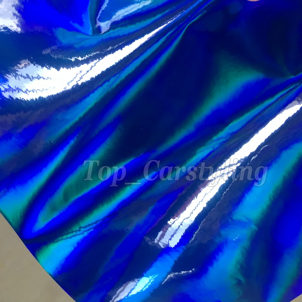 Light Blue holographic chrome vinyl sticker wrap sheet 3M Avery Arlon Vinyl Sticker (4)