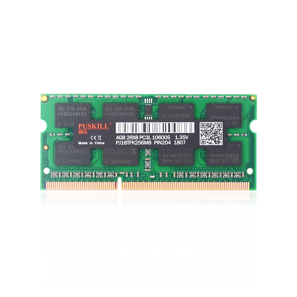 

Laptop Memory DDR3 4GB 1333MHz PC3L 204Pin 1.35V no ECC RAM