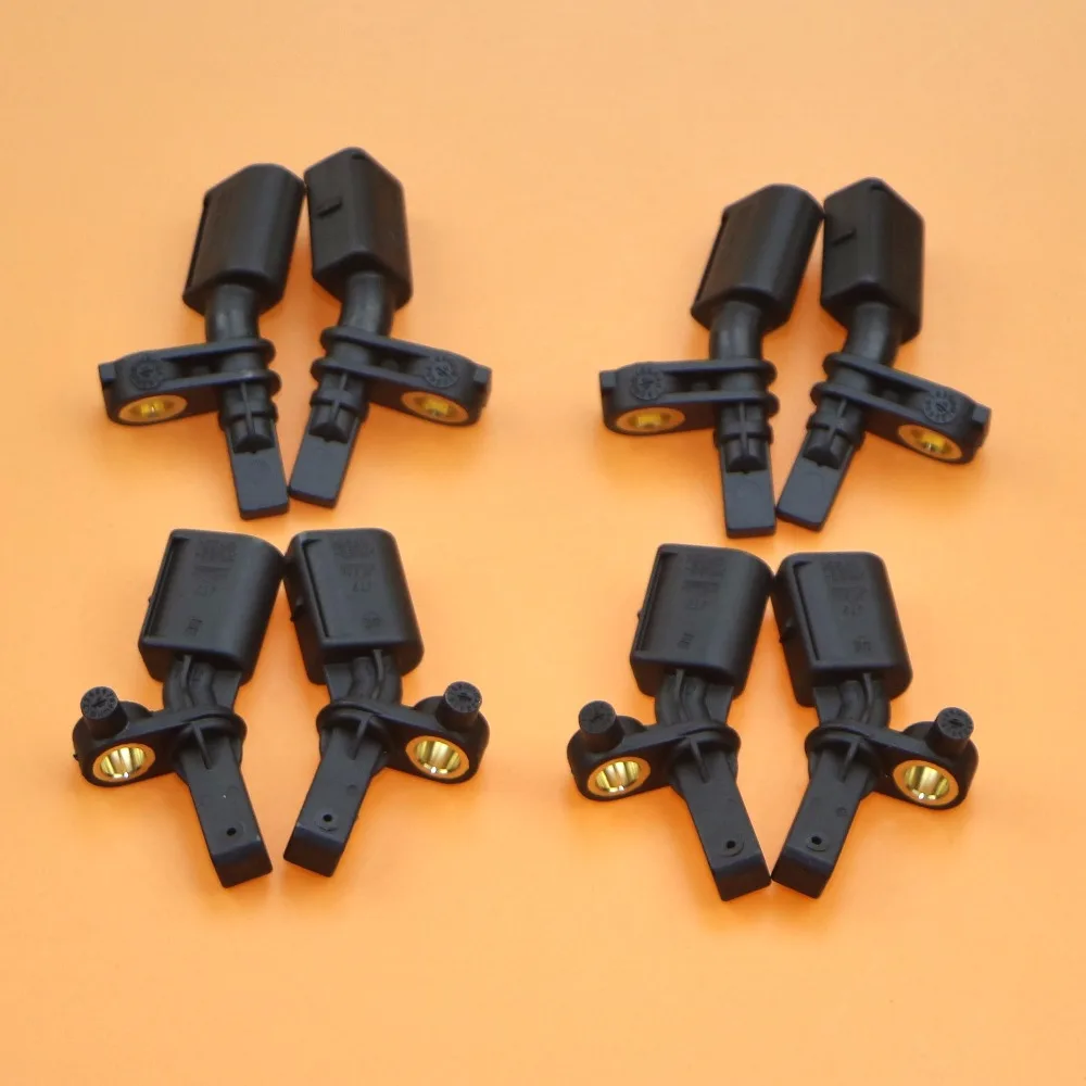 2 Set New 4WD Car Tires Fornt Rear Left Right ABS Speed Sensor For VW Polo 9N 6R 6C A2 WHT 003