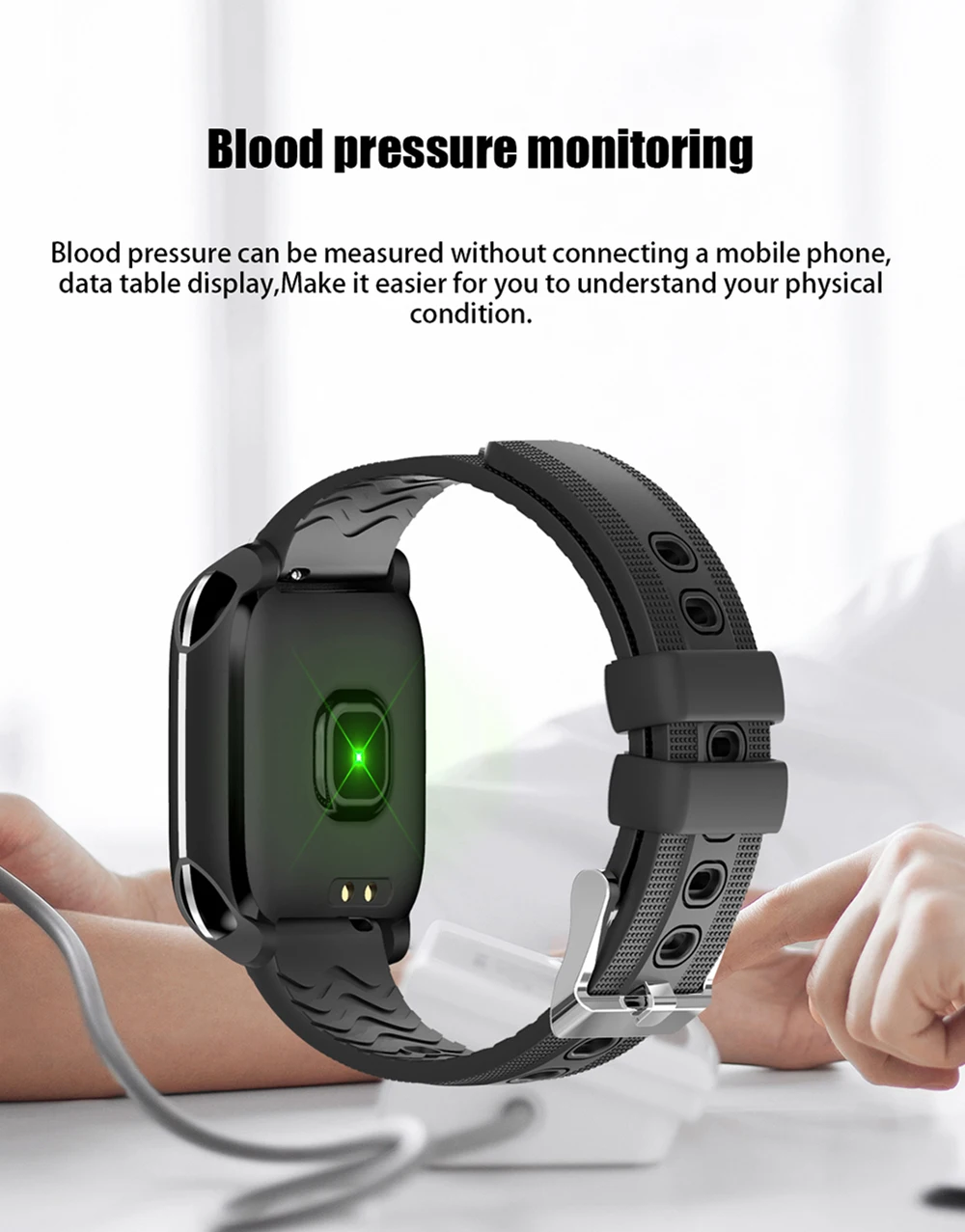 DOOLNNG новый цветной экран сенсорный Bluetooth умные часы пульсометр мониторинг здоровья водостойкий спортивный шагомер для IOS/Android