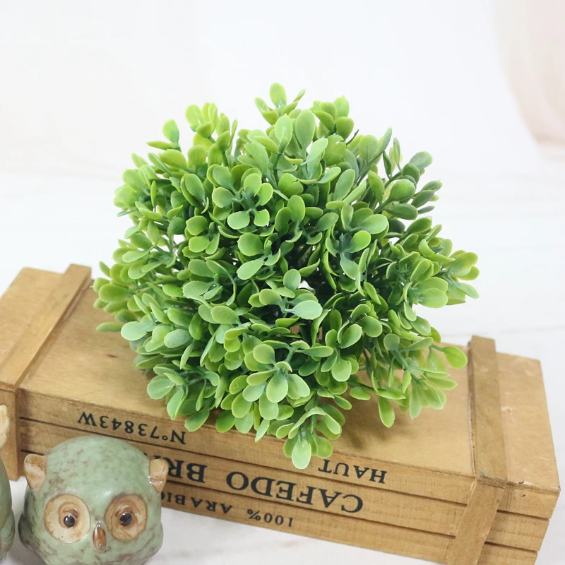 JAROWN Artificial Plants Simulation Flower Flocking Plastic Grass Wedding Home Garden Decor Landscape Wall Handmade DIY Material (16)