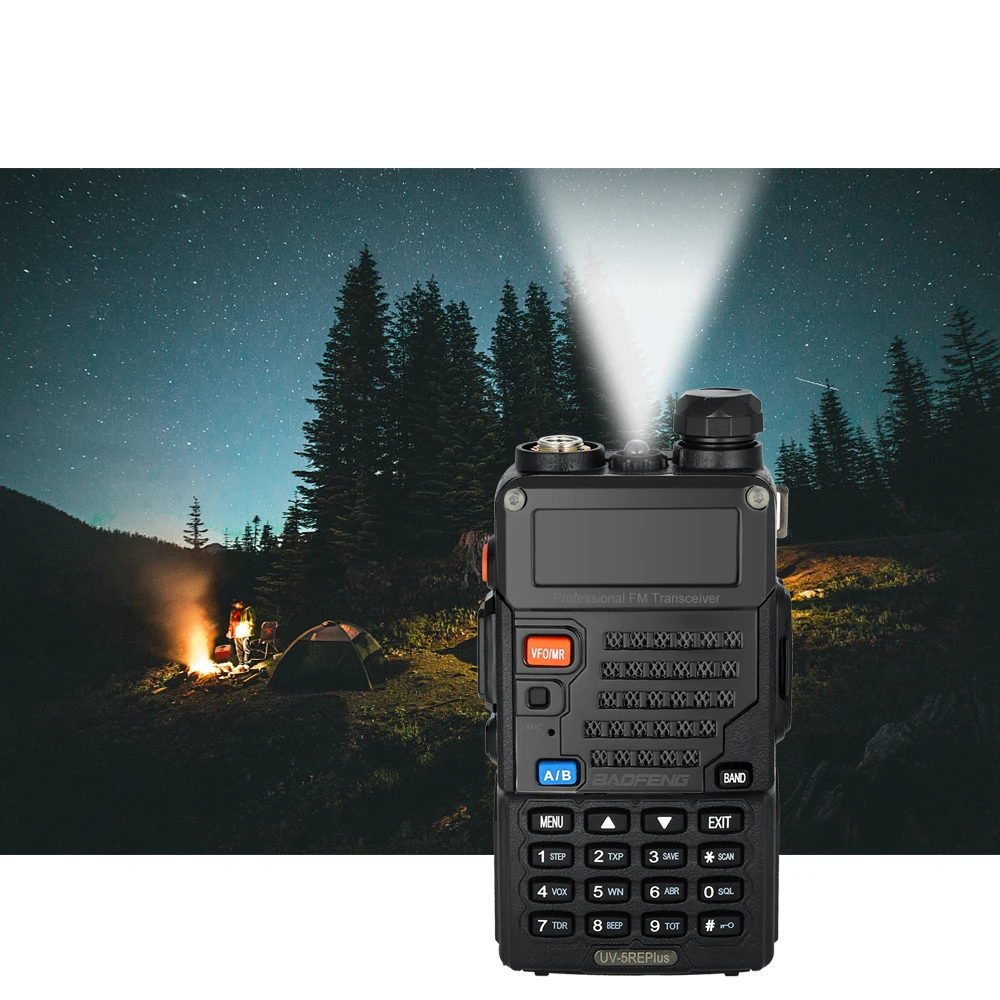 Baofeng UV-5RE Plus портативная радио двухсторонняя радиостанция рация 5 Вт vhf uhf двухдиапазонный коммуникатор Портативный Трансивер