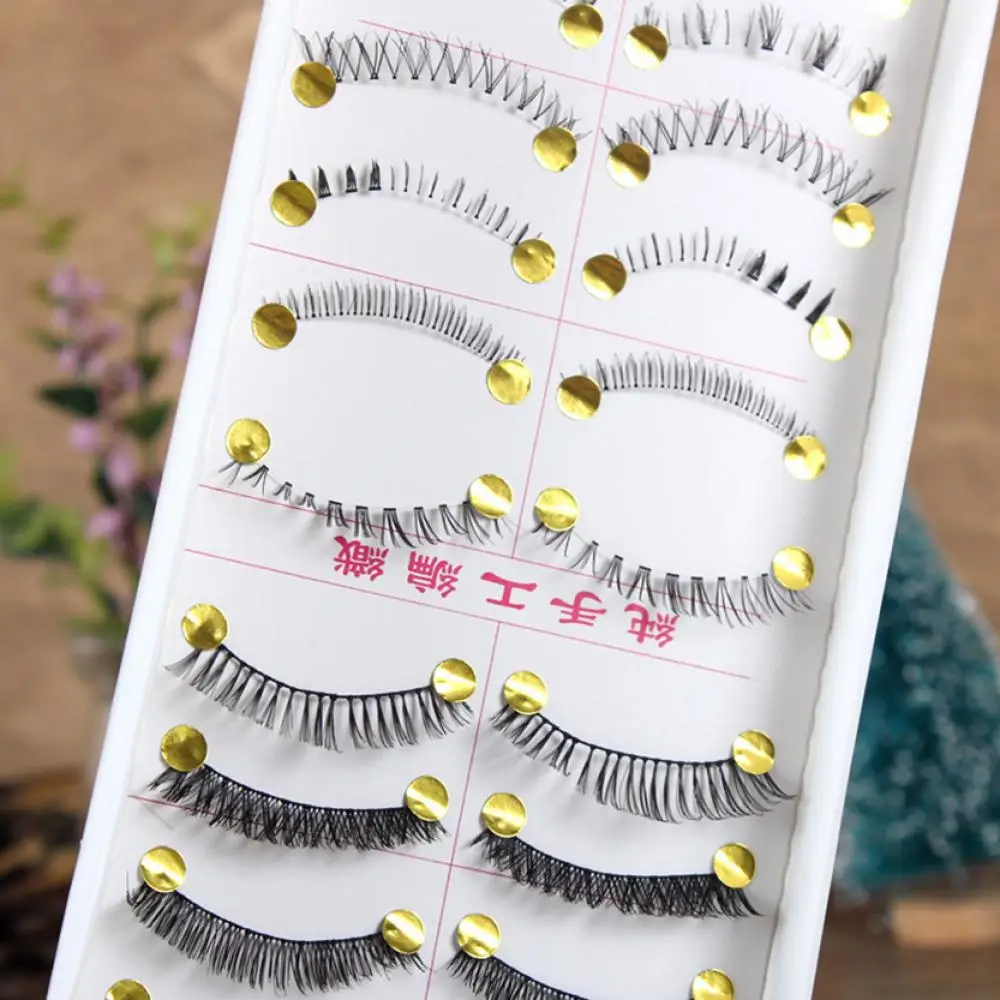 Накладные ресницы черные нижние 10 видов стилей ручная работа для макияжа
