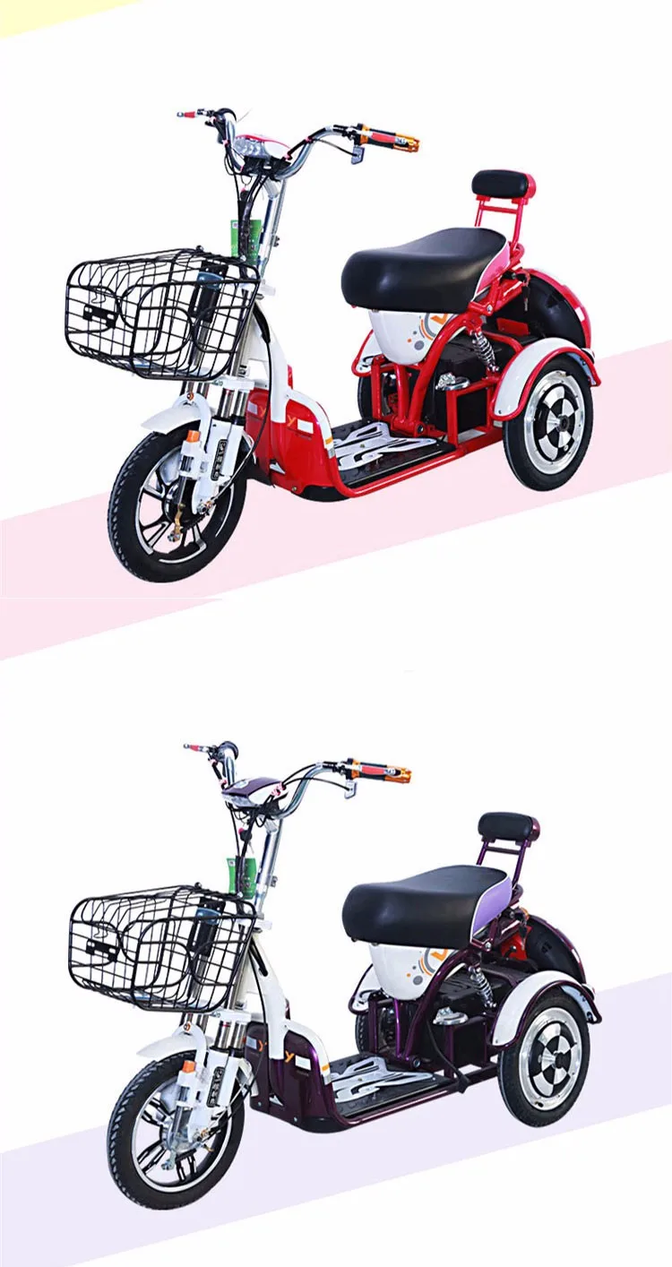 Best Special design lithium battery 48v 500w three wheel electric scooter 2