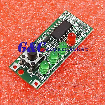 Battery Capacity Indicator 4 LEDs Display for 3S 9-12.6V Battery