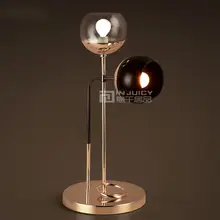 Nordic E27 светодиодный гладить Стекло Спальня Eyesafe Спальня Таблица Настольная лампа освещения света подарок кафе-бар домашнее чтение Room Decor