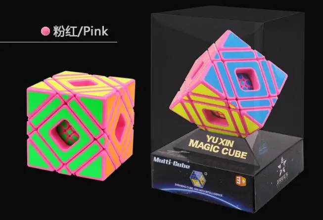 Cuberspeed YuXin Multi-ось Magic cube YuXin Multi-Cube - Цвет: pink