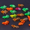 20-50 Pcs Rubber Simulation Small Goldfish Gold Fish Kids Toy Decoration Bath Toy ► Photo 2/6