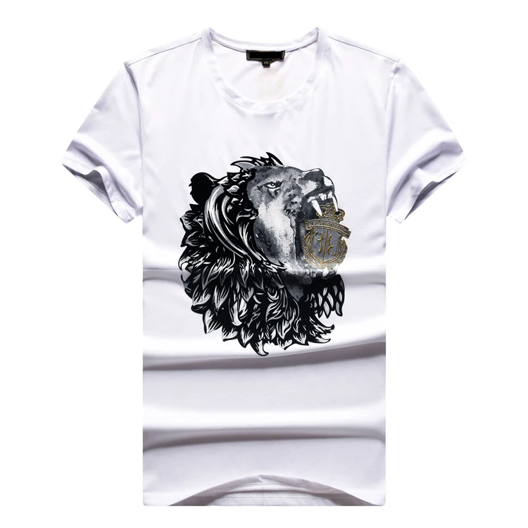 TACE&ampSHARK Billionaire T-shirt short sleeve 2017 summer new mercerized cotton Casual Thin section comfortable free shipping | Мужская