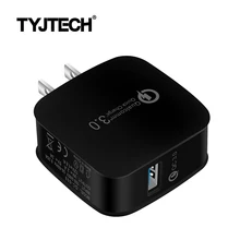 Фотография TYJTECH Quick Charge 3.0 Fast Mobile Phone Charger USB Charger for iPhone Samsung Xiaomi