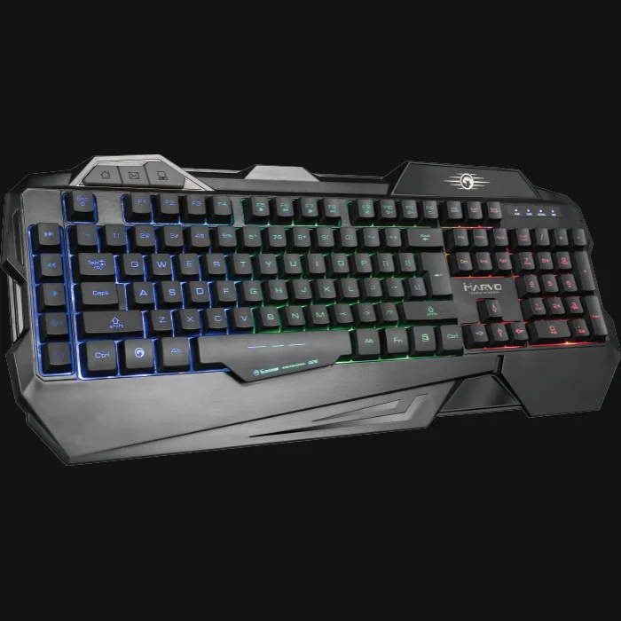 

MARVO Gaming Keyboard ,Rainbow Backlight Gaming Keyboard USB Wired Professional Ergonomic Keyboard For Computer Desktop KG745