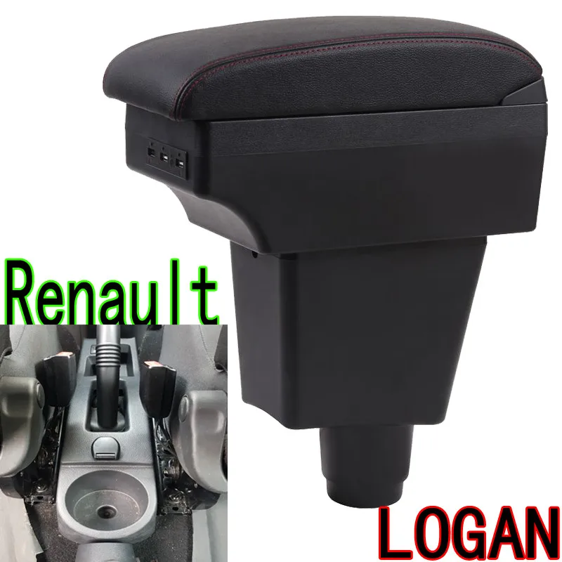 

For Renault Logan 2 Armrest Box Logan 2 Universal Car Central Armrest Storage Box modification accessories