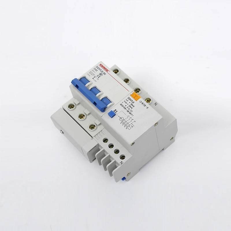 DZ47LE-63 3P 4P 6A 10A 16A 20 25 32 40 50 63A 50/60 Гц остаточный ток выключателя перегрузки по току защита от утечки RCBO