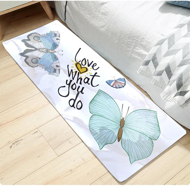 Personlized doormat anti-slip Backing Printed your design picture photo, suede Flannel Floor doormat for Bath Living Room