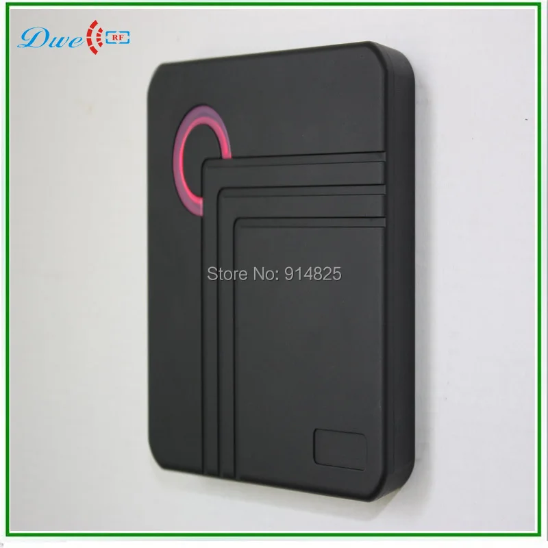 

Door Access Control125khz 12V EM-ID Wiegand 26 Waterproof IP65 Black ABS Resin RFID Reader Free Shipping