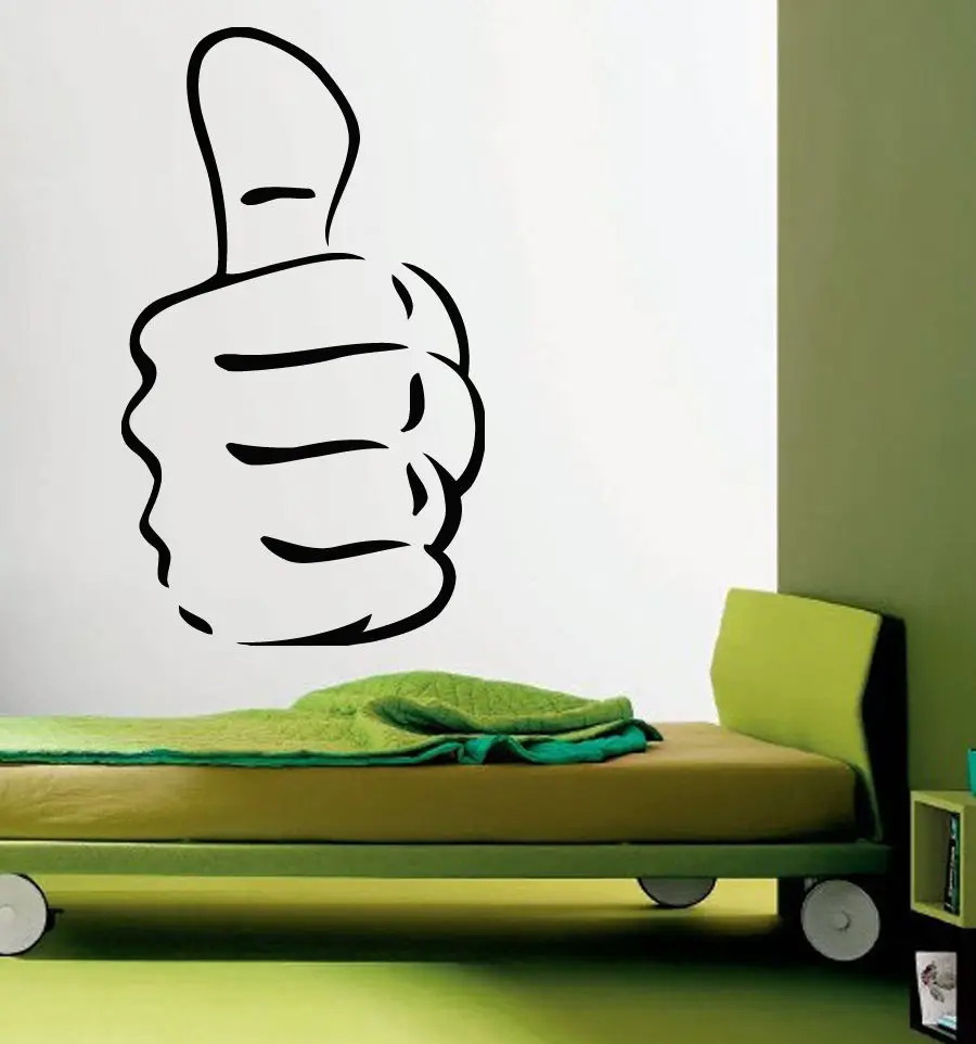 Wall Decals Vinyl Decal Sticker Art Mural Kids Decor Cute Hand Thumbs