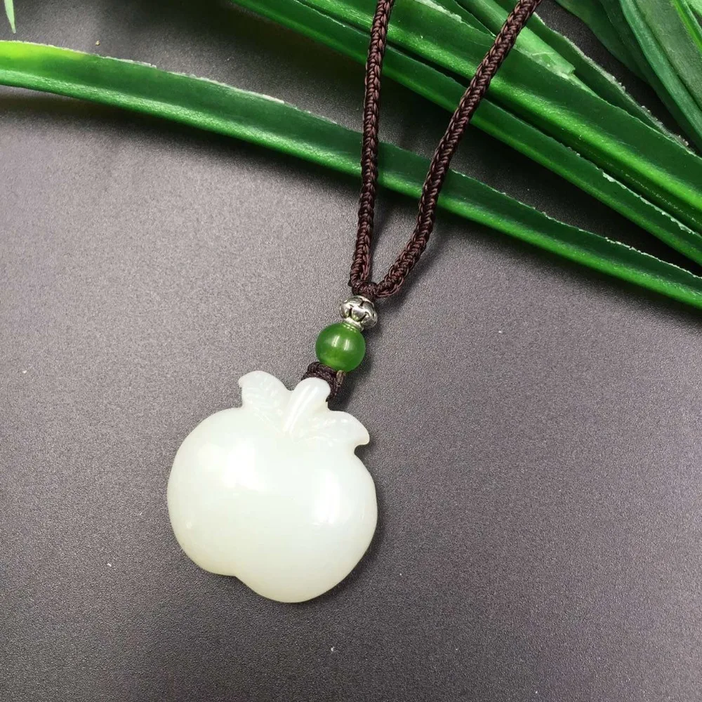 Hetian jade pendant exquisite small apple applein Pendants from