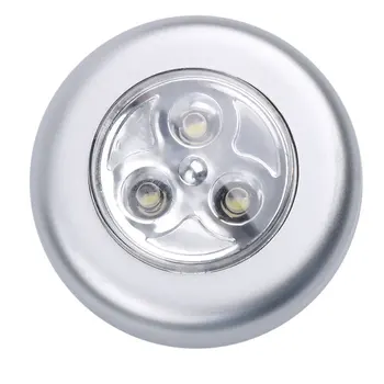 

Night Lamp Light Mini Touch Light Blub Wireless Bright LED Wall Light Kitchen Cabinet Closet Lighting Sticker Tap Touch Lamp