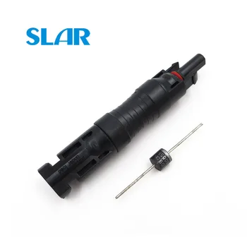 

PV Diode PV Connector IP68 Waterproof with 15A 10A Diodes 10SQ045 15SQ045 solar cell panel Parallel Connection protection