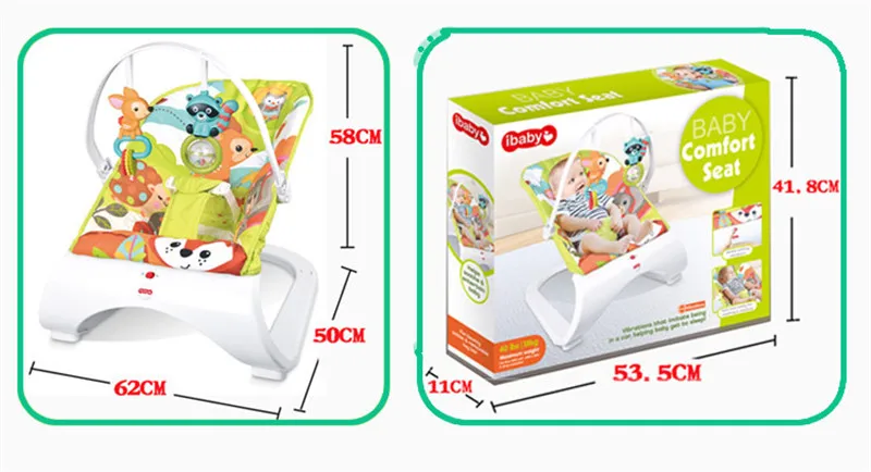 Health and Safety, Multi-Function Shock Rocking Chair Kids Automatic Vibration Rocking Chairs Baby Puzzle Leisure Bouncers13