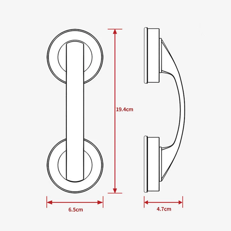 Ручка для ванной присоска поручень ванная комната предохранительный захват Ванна держатель для душа Rail J2Y