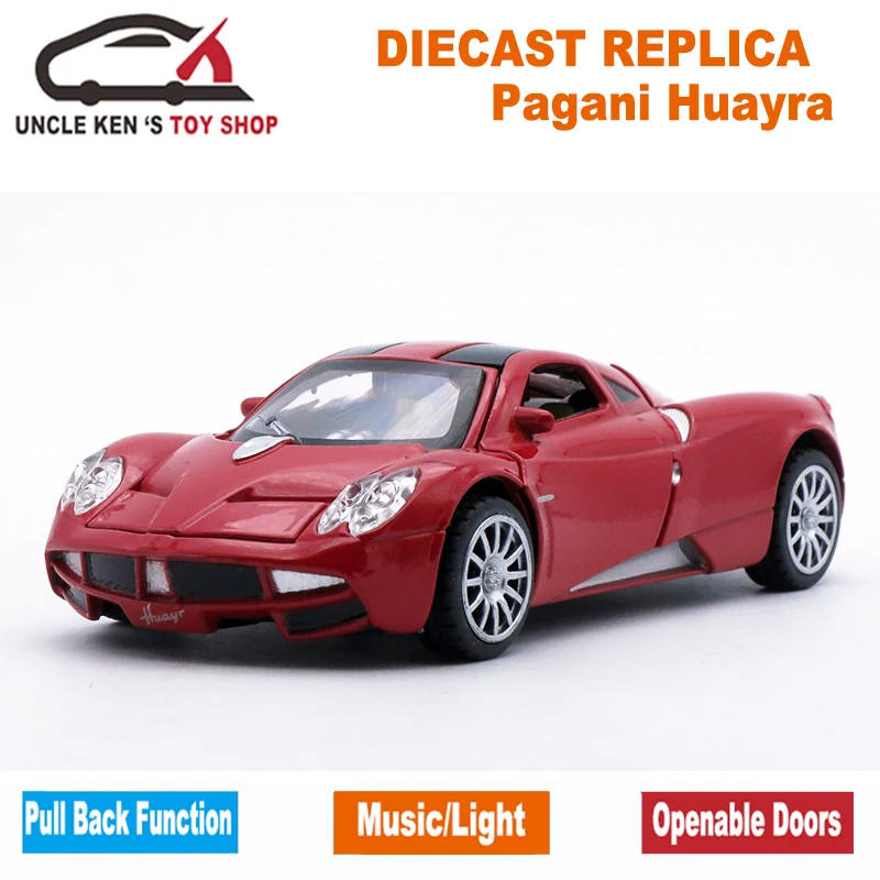 Продажа Литая под давлением коллекция Pagani Huayra масштабная модель для мальчиков детские металлические игрушки в подарок с открывающимися дверцами и ...