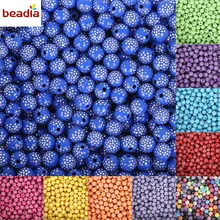 Новое поступление 100 шт./лот 8 мм яркие блестящие круглые акриловые бусины для рукоделия для изготовления ювелирных изделий браслет