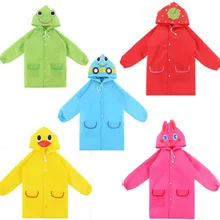 Kids Raincoat Waterproof Children Student Cartoon 1pcs for Animal-Style