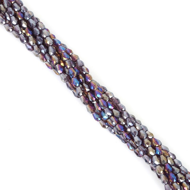 3mm Teardrop Austria Crystal Beads Water Drop Faceted Glass Beads Loose Spacer Beads For Jewelry Making DIY