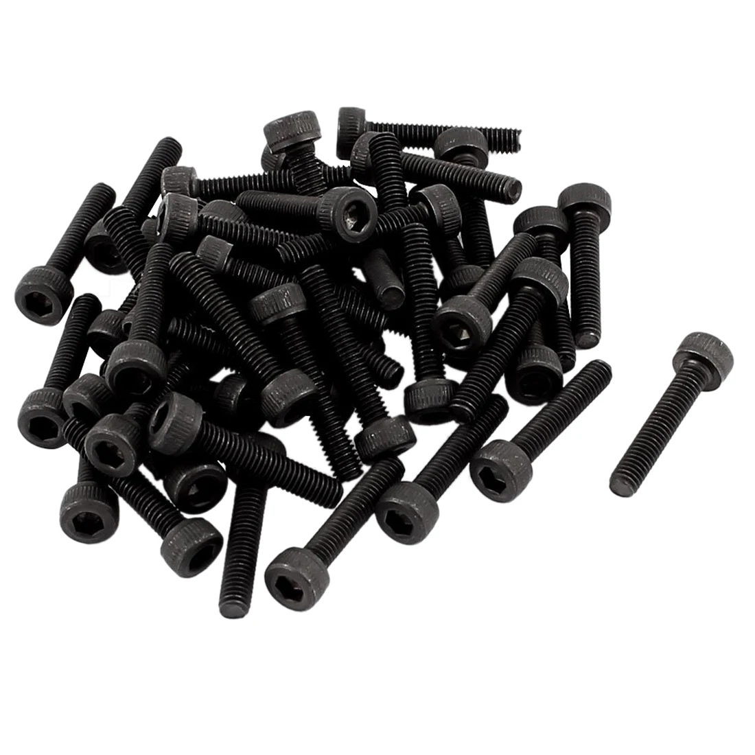 

CNIM Hot M3x16mm 12.9 Alloy Steel Screw Cap Point Hex Socket Screws Bolts 50Pcs