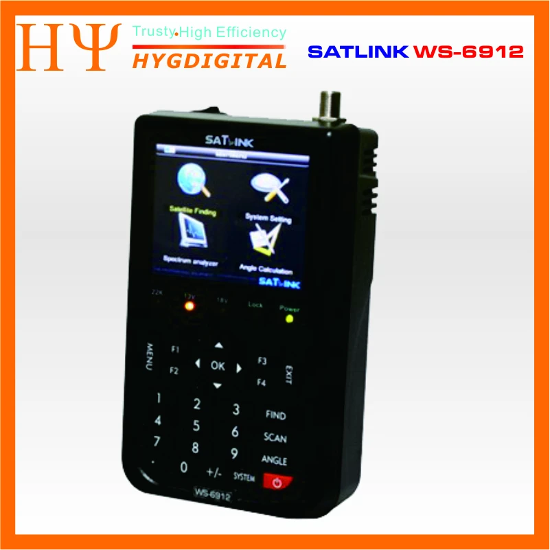 [Подлинный] Satlink WS-6912 DVB-S+ DVB-S2 8PSK спектра в реальном времени Satlink 6912 ws6912 finder