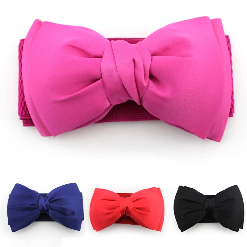 BFDADI Cummerbund 2018 самые модные женские конфетные ремни с бантом универсальные широкие