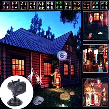Waterproof Christmas Snowflake Projector 12 Pattern Lens LED Party Light Stage Lighting for Kids Birthday Halloween Xmas Gifts