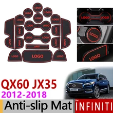 Tapis antidérapants en caoutchouc | Tapis de porte, fente, tapis pour Infiniti QX60 JX35 2012 2013 2014 2015 2016 2017 QX 60 JX 35, accessoires autocollants