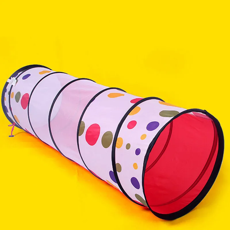 

Cute gift Large educational toys child creeping tunnel dot print tunnel tube kids tent tunnel ZP1001